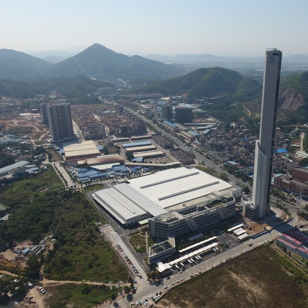 TK Elevator factory in Zhongshan, China